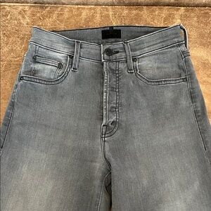 MOTHER Women's Gray Flare Jeans